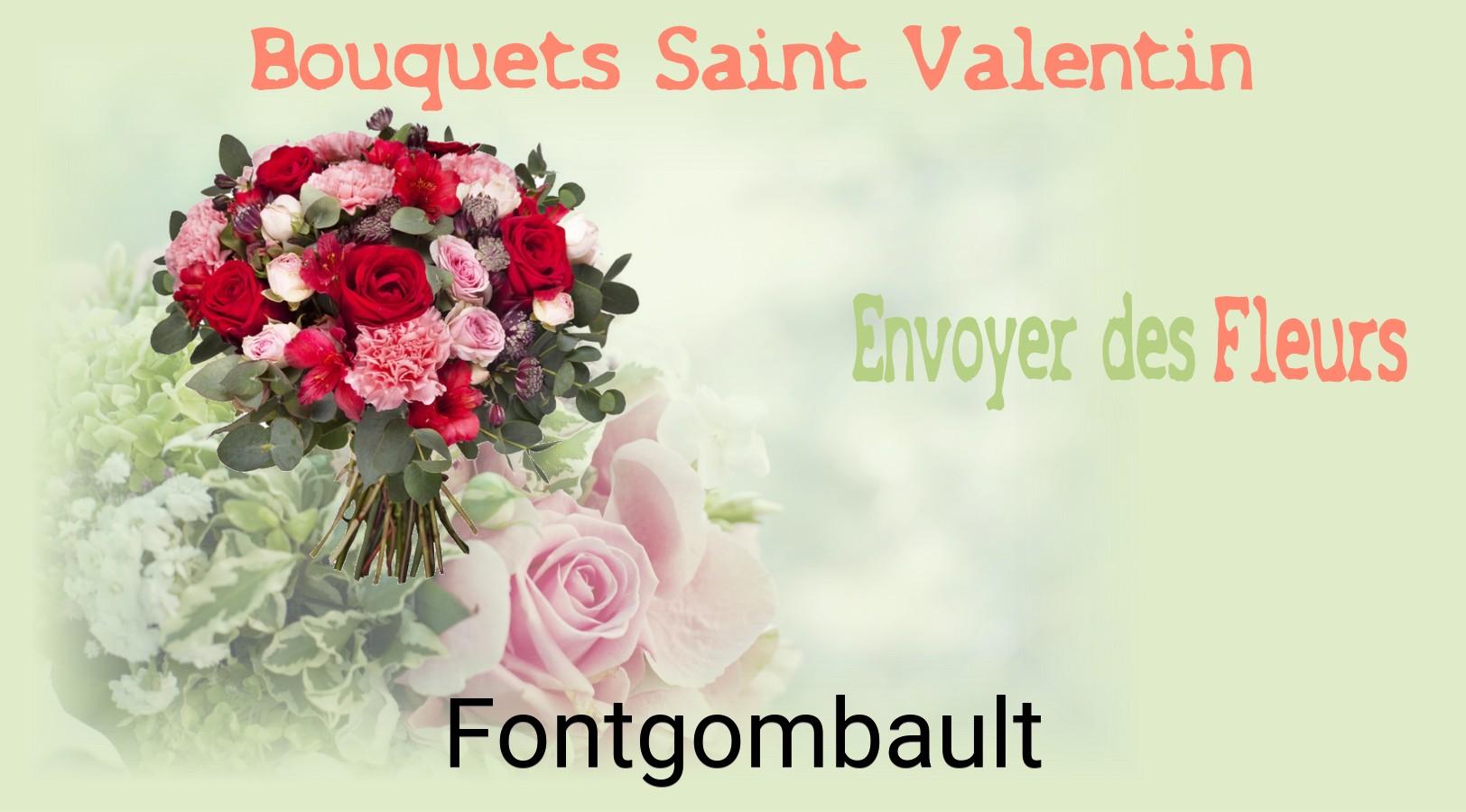 Roses de Saint-Valentin livrées à Fontgombault
